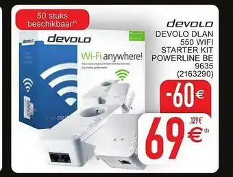 Devolo Dlan 550 Wifi Starter Kit Powerline Be