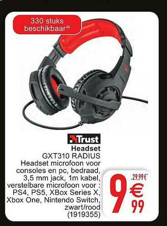 Cora Headset aanbieding
