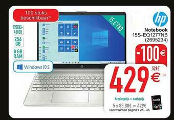 Cora Hp Notebook aanbieding