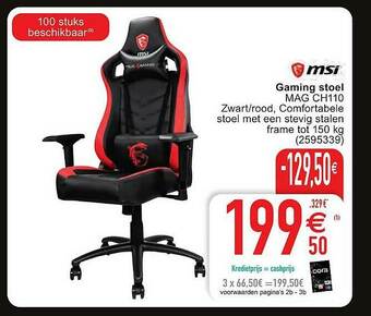 Cora Gaming Stoel aanbieding