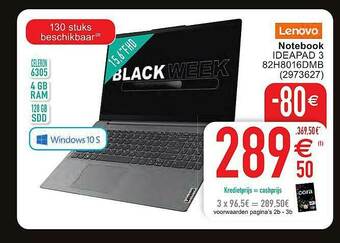 Cora Lenovo Notebook aanbieding