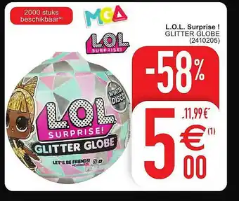 L.o.l. Surprise! Glitter Globe