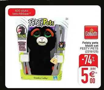 Cora Feisty Pets Black Cat aanbieding