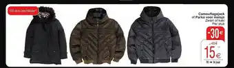 Cora Camouflagejack Of Parka Voor Meisje aanbieding