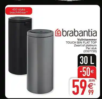 Cora Brabantia Vuilnisemmer aanbieding