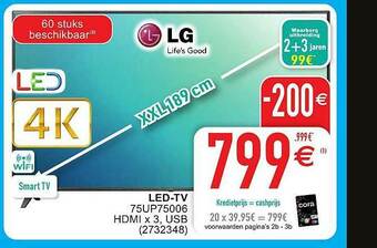 Cora Lg Led-tv aanbieding