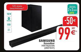 Cora Samsung Soundbar aanbieding