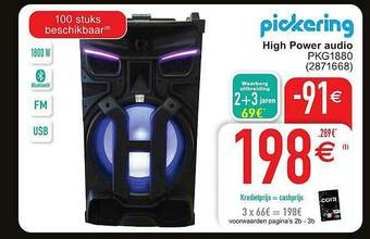 Cora High Power Audio aanbieding