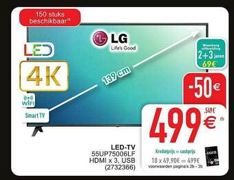 Cora Lg Led-tv aanbieding