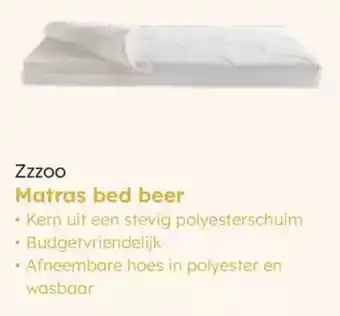 Multi bazar Zzzoo Matras bed beer aanbieding