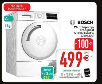 Cora Bosch Warmtepomp-droogkast aanbieding