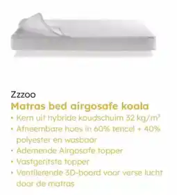 Multi bazar Zzzoo Matras bed airgosafe koala aanbieding