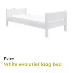 Multi bazar Flexa White evolutief laag bed aanbieding