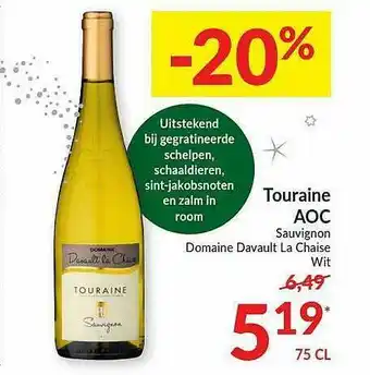Intermarché Touraine Aoc Sauvignon aanbieding