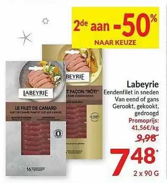 Intermarché Labeyrie Eendenfilet In Sneden aanbieding