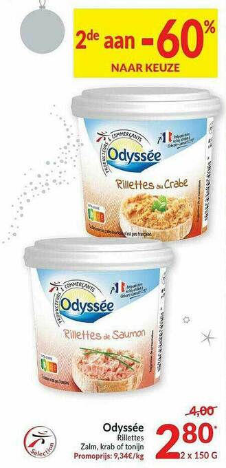 Intermarché Odyssée Rillettes aanbieding