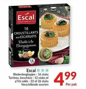 Intermarché Escal Bladerdeeghapjes aanbieding