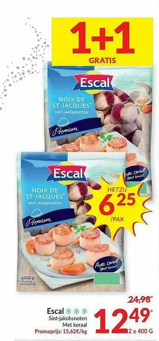 Intermarché Escal Sint-jackobsnoten Met Koraal aanbieding