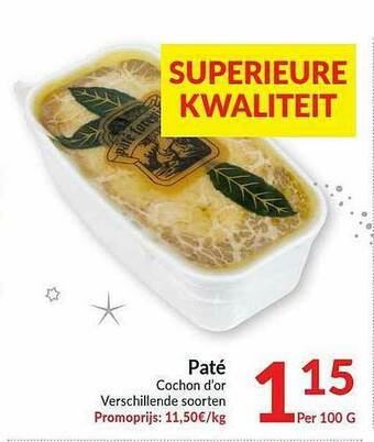 Intermarché Paté aanbieding