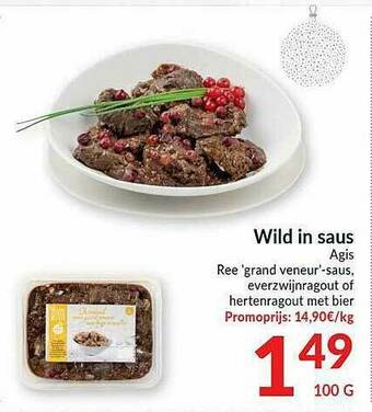 Intermarché Wild In Saus Agis aanbieding