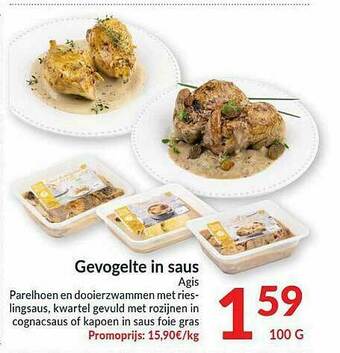 Intermarché Gevogelte In Saus Agis aanbieding
