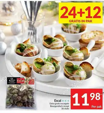 Intermarché Escal Extra Grote Escargots aanbieding