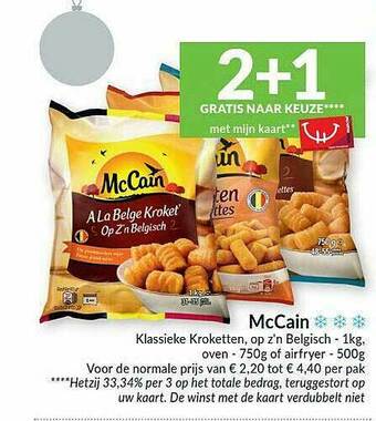Intermarché Mccain aanbieding