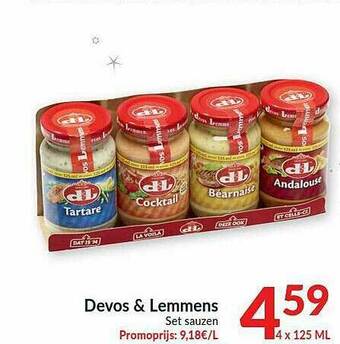 Intermarché Devos & Lemmens Set Sauzen aanbieding