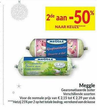 Intermarché Meggle Gearomatiseerde Boter aanbieding