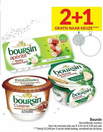 Intermarché Boursin aanbieding