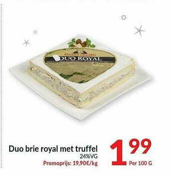 Intermarché Duo Brie Royal Met Truffel aanbieding