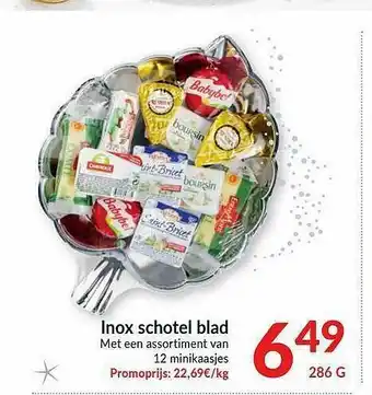 Intermarché Inox Schotel Blad aanbieding