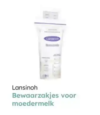 Multi bazar Lansinoh bewaarzakjes voor moedermelk aanbieding