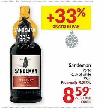 Intermarché Sandeman Port Ruby Of White aanbieding