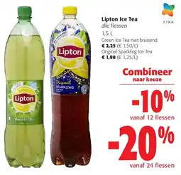 Colruyt Lipton Ice Tea Green Ice Tea niet bruisend aanbieding