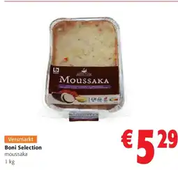 Colruyt Boni Selection moussaka aanbieding