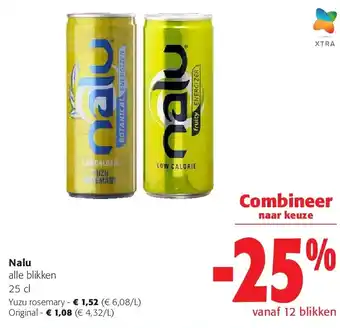 Colruyt Nalu Yuzu rosemary aanbieding