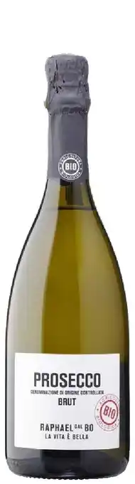 Colruyt Prosecco D.O.C. ‘La Vita è Bella’ Bio brut Raphael Dal Bo aanbieding