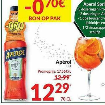 Intermarché Apérol aanbieding