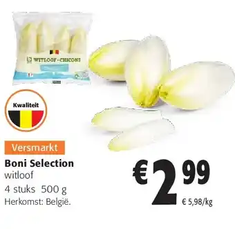 Colruyt Boni Selection witloof 4 stuks 500 g aanbieding