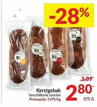 Intermarché Kerstgebak Verschillende Soorten aanbieding