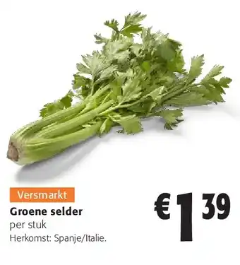 Colruyt Groene selder per stuk aanbieding