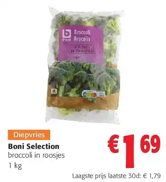 Colruyt Boni Selection broccoli in roosjes 1 kg aanbieding