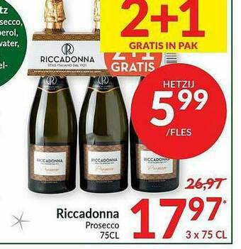 Intermarché Riccadonna Prosecco aanbieding