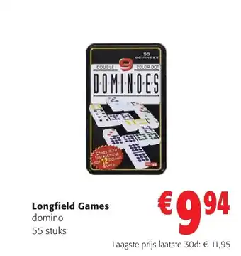 Colruyt Longfield Games aanbieding