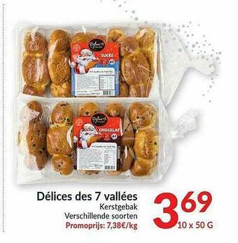 Intermarché Délices Des 7 Vallées Kerstgebak aanbieding