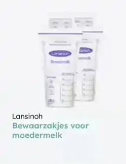 Multi bazar Lansinoh bewaarzakjes voor moedermelk aanbieding