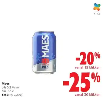 Colruyt Maes pils 5,2 % vol aanbieding