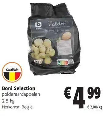 Colruyt Boni Selection polderaardappelen 2,5 kg aanbieding