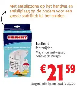 Colruyt Leifheit frietsnijder aanbieding